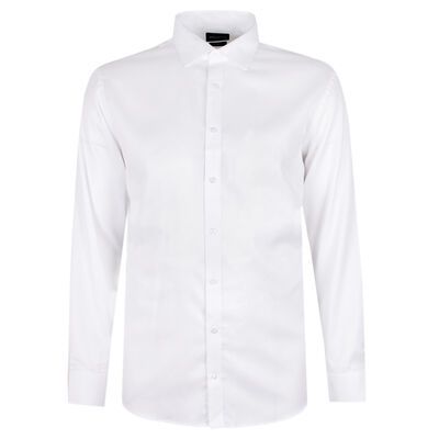 BROOKSFIELD OXFORD TALL L/S BUSINESS SHIRT-tall range-KINGSIZE BIG & TALL