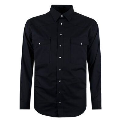 PILBARA WESTERN L/S SNAP SHIRT-shirts casual & business-KINGSIZE BIG & TALL