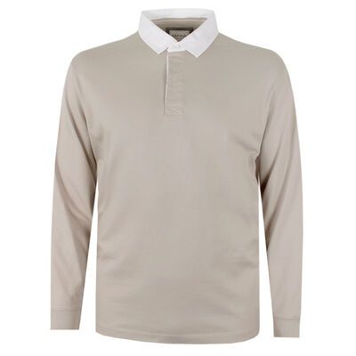 GAZMAN PLAIN RUGBY POLO-sale clearance-KINGSIZE BIG & TALL