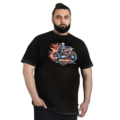 DUKE DEWSBURY SKELTON T-SHIRT-tshirts & tank tops-KINGSIZE BIG & TALL
