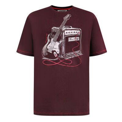 DUKE BARNSLEY AMP T-SHIRT-tshirts & tank tops-KINGSIZE BIG & TALL