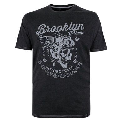 KAM BROOKLYN REBEL T-SHIRT-tshirts & tank tops-KINGSIZE BIG & TALL