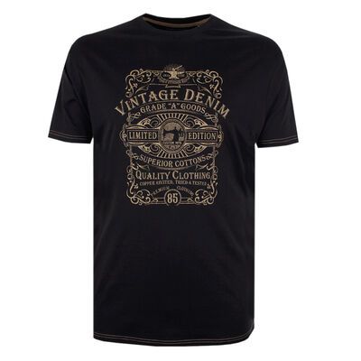 KAM VINTAGE PRINT T-SHIRT-tshirts & tank tops-KINGSIZE BIG & TALL