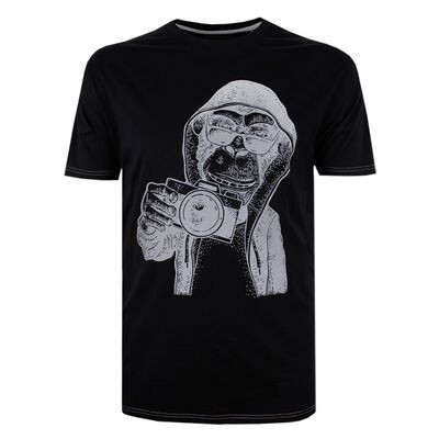 KAM MONKEY PAPA T-SHIRT-tshirts & tank tops-KINGSIZE BIG & TALL