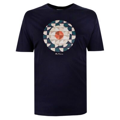 BEN SHERMAN GEO TARGET T-SHIRT-tshirts & tank tops-KINGSIZE BIG & TALL