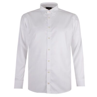 BROOKSFIELD 614 TEX DIA L/S BUSINESS SHIRT-shirts casual & business-KINGSIZE BIG & TALL