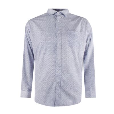 BACKBAY 203 GEO L/S SHIRT-sale clearance-KINGSIZE BIG & TALL