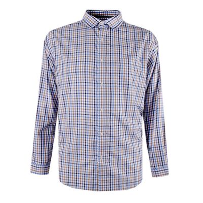 BACKBAY 202 CHECK L/S SHIRT-shirts-KINGSIZE BIG & TALL
