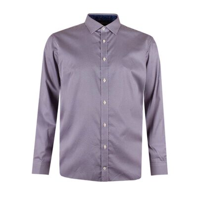 BROOKSFIELD GEO L/S BUSINESS SHIRT-shirts casual & business-KINGSIZE BIG & TALL