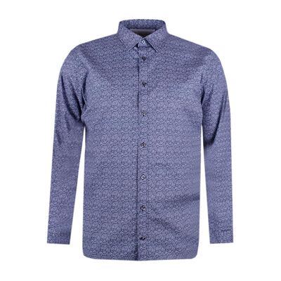 BROOKSFIELD FLORAL L/S BUSINESS SHIRT-shirts casual & business-KINGSIZE BIG & TALL