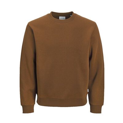 JACK & JONES BASIC SWEAT TOP-fleecy tops & hoodies-KINGSIZE BIG & TALL