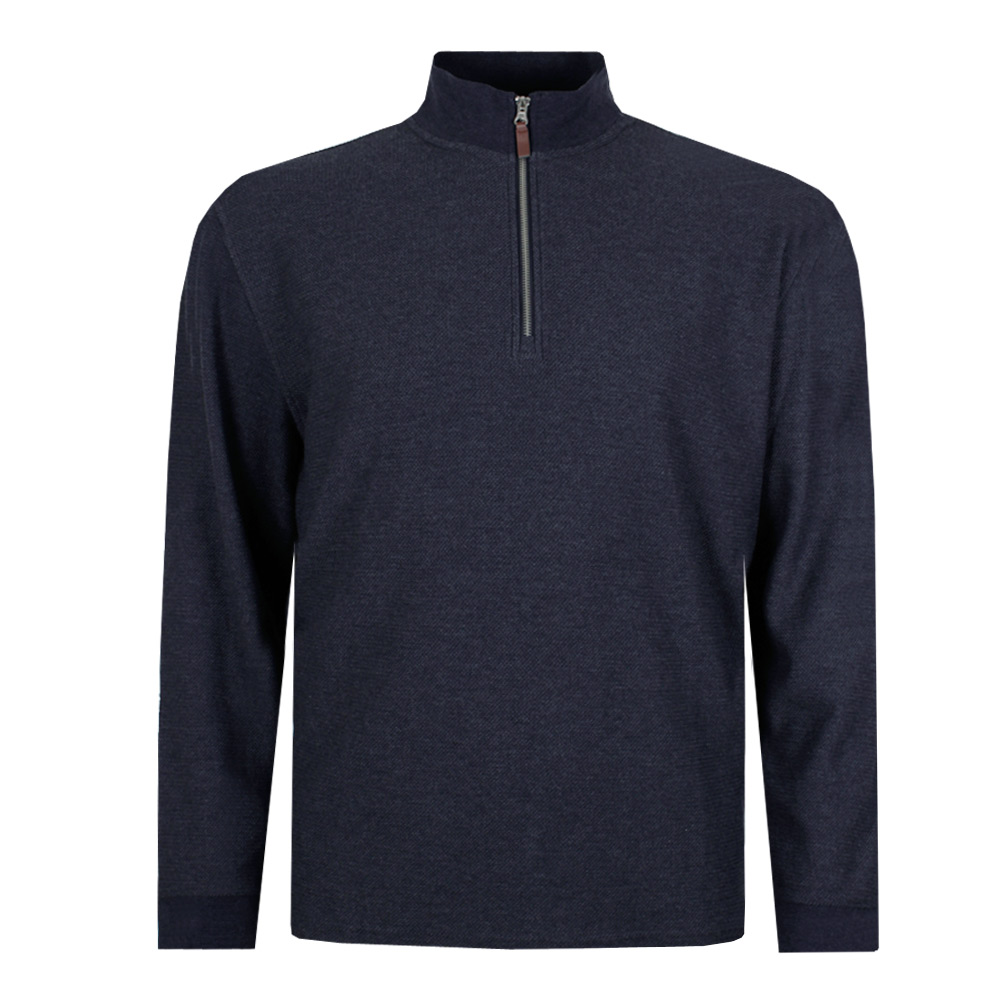 BACKBAY DENIM TEX ¼  ZIP PULLOVER