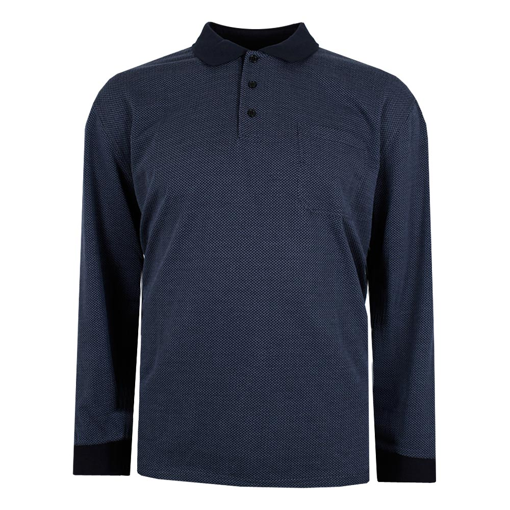 BACKBAY TEXTURED L/S POLO