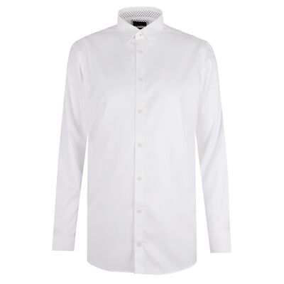 BROOKSFIELD 614 TEX DIA TALL L/S BUSINESS SHIRT-tall range-KINGSIZE BIG & TALL