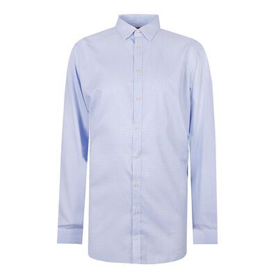 BROOKSFIELD SQUARE TEX TALL L/S BUSINES SHIRT-tall range-KINGSIZE BIG & TALL