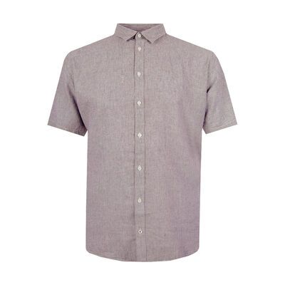 NORTH LATITUDE STRIPED LINEN S/S SHIRT-shirts casual & business-KINGSIZE BIG & TALL