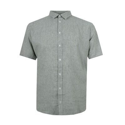 NORTH LATITUDE STRIPED LINEN S/S SHIRT-shirts casual & business-KINGSIZE BIG & TALL