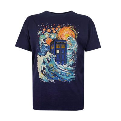 BRONCO TARDIS WAVE T-SHIRT-new arrivals-KINGSIZE BIG & TALL