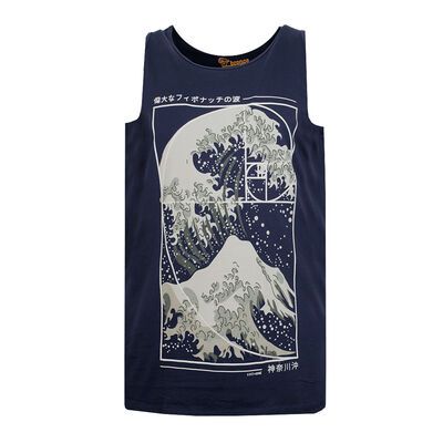 BRONCO TSUNAMI WAVE TANK TOP-new arrivals-KINGSIZE BIG & TALL